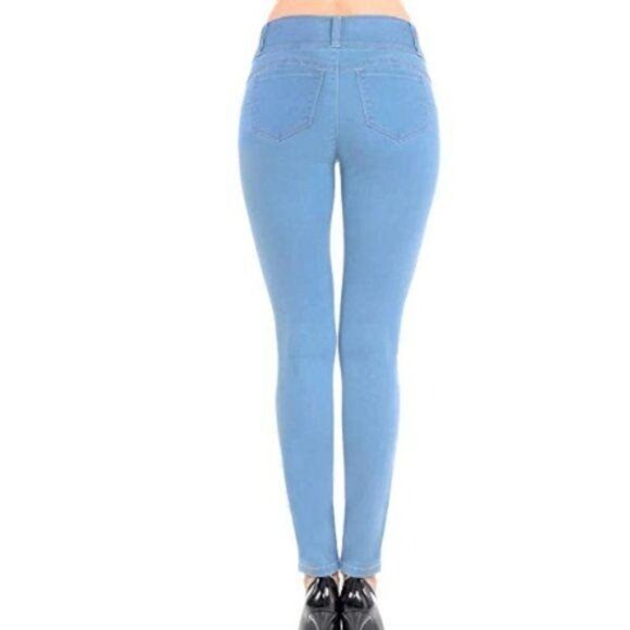Wax Light Blue High Rise Jeans - Picture 3 of 4